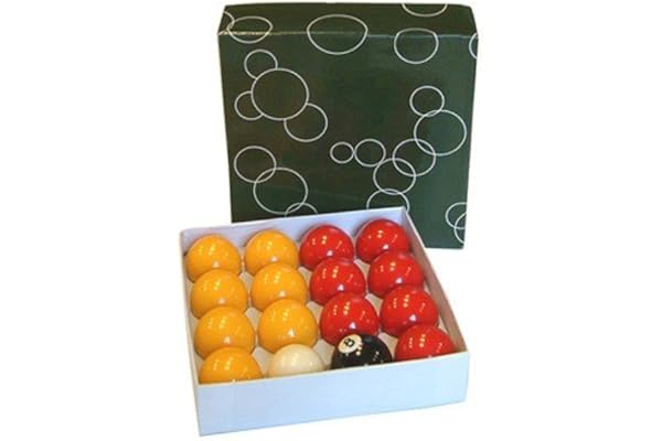 Jeu de Billes ou Boules de Billard Pool Standard 50,8 mm