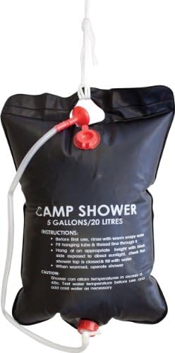 Bushcraft BCB Solar Shower - Black, 20 Litres