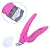 Elite99 Professional 3 Ways Acrylic Gel False Nail Clipper Edge Cutter Tips Sharp Blade Nail Art Manicure Tool (Pink)