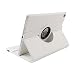 Produktbild Case für iPad Air 2 ,elecfan® iPad Air 2 / iPad 6 360°drehende Smart Hülle PU Leder Abdeckung Gehäusedeckel für Apple iPad Air 2 Sleep / Wake (iPad air 2, Weiß)