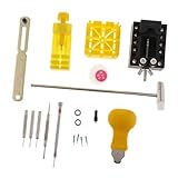 P Prettyia 19 Pcs Uhren Reparatur Kit Armbanduhren Uhrmacher Öffner Uhrgehäuse Spring Bar Werkzeuge Uhrenarmband Federband Federstiftmit mit Tragetasche