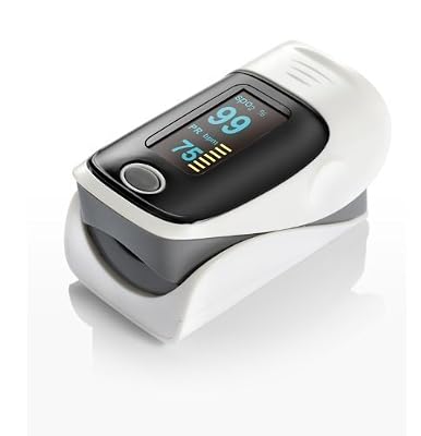 QUMOX Finger sang du bout des doigts de mesure d'oxygène SpO2 OLED Pulse cardiofréquencemètre oxymètre
