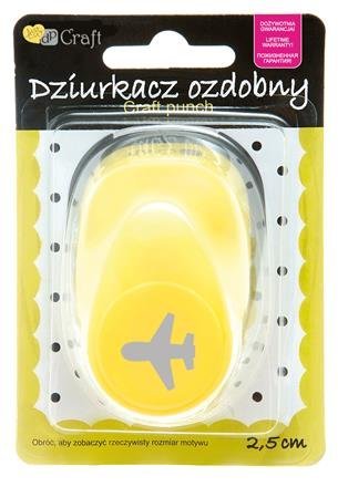 Motivlocher Stanzer Punch Hebelstanzer 2,5cm Flugzeug Flieger Kreativ Basteln Dekorieren