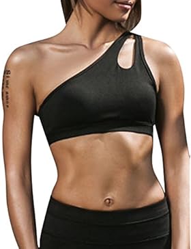 JIMMY DESIGN Damen Eine Schulter Sport bh - S, M, L, XL