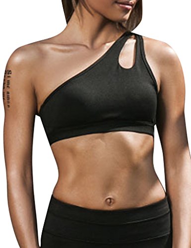 JIMMY DESIGN Damen Eine Schulter Sport bh - S, M, L, XL