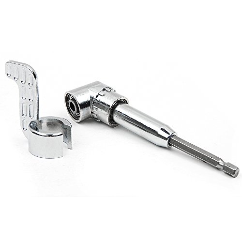 Fortag Winkelschrauber Vorsatz 1/4-Zoll Winkelschraubvorsatz Adapter Winkelschraubendreher Winkelgetriebe Winkelgetriebevor magnetisch Schraubvorsatz Schrauben Bithalter Reparierwerkzeug - 3
