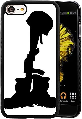 Ademen iPhone 7/iPhone 8 4.7 Case, Gun Design Hard PC Soft Silicone Protective Durable Shockproof Case For iPhone 7 iPhone 8 4.7