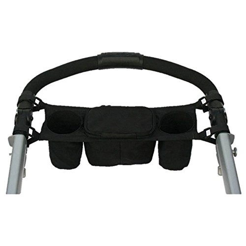 Dealglad® Kids Baby Stroller Console Tray Pram Hanging Organizer Double Bag Bottle Cup Stroller Pushchair Buggy Holder
