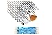 Nail Art Brush, P&T 20pcs Nail Art Manicure Pedicure Beauty Painting Polish Brush and Dotting Pen Tool Set for Natural, False, Acrylic and Gel Nails