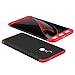 Produktbild Xiaomi Redmi Note 4 4X Globale Version Hülle, 360 Grad Ganzkörper Schützend Stoßfest Hartschale, 3 in 1 Hybrid Leicht Bumper Case, Stylische Anti-Kratzer Dauerhaft Handytasche (Schwarz+Rot)
