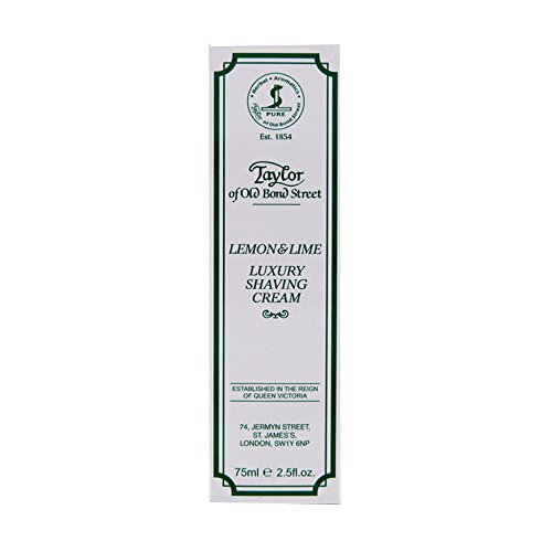 Taylor of Old Bond Street 75ml Lemon and Lime Shaving Cream Tube
