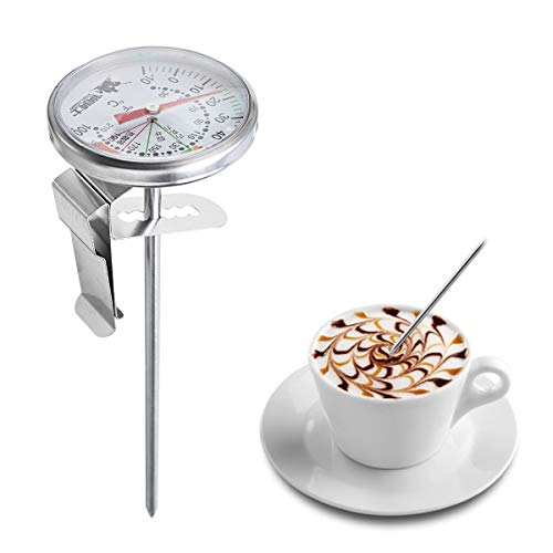 Preisvergleich Produktbild ChaRLes Kaffee Milch Schaum Latte Cappuccino Thermometer Edelstahl Probedetektor
