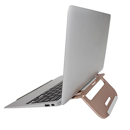 NPET Notebook Ständer Aluminium Laptopständer ( 22 x 22.5 x 5.8cm Laptophalter für Notebooks, Laptops, Tablet, Macbook ）- Fünf Farben stehen zur Verfügung - 3