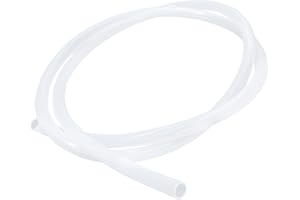 iMeistek Food Grade Silicone Hose, 8 mm ID x 11 mm OD 2 Metre, Flexible Transparent Silicone Hose, Water Air Hose