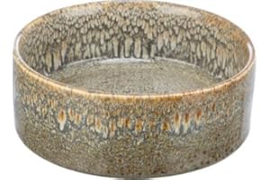 TRIXIE - Ceramiczny karmnik dla psa, 0,4 l/ø 13 cm, Brązowy