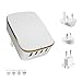 Produktbild Alitoo USB Ladegerät, 4-Port Wandladegerät Stecker Internationale Reise Universal Ladeadapter, Wall Ladegeräte Tragbar USB-Adapter mit US/EU/UK/AU Plug für iPad Smartphone Tablets MP3(Weiß)