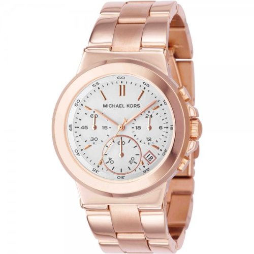 Michael Kors Ladies Watch MK5223, with Rose Gold Bracelet Strap and White Dial
