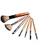 Produktbild Oral-Q 7pcs set professionell pinsel bürsten bürsten auf rot setzen hohe make - up pinsel (rose gold)