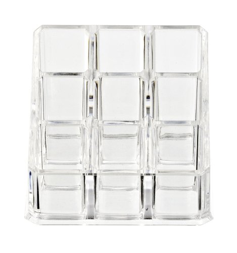 WENKO 20989100 Lippenstift Organizer Femme, Kunststoff – Acryl, 9 x 6.5 x 9 cm, Transparent - 5