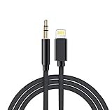 Mit dem Auto-Aux-Kabel für das iPhone können Sie Musik von Ihrem iPhone auf Ihrem 3,5-mm-Audiogerät wiedergeben: Mit diesem Auto-Aux-Kabel für das iPhone X können Sie Audio von Ihrem iPhone 7/7 plus, 6 / 6s / plus auf Ihrem Autoradio wiedergeben. Kopfhörer, Hi-Fi, Stereoanlage, Bluetooth-Lautsprecher mit 3,5-mm-AUX-Anschlüssen. Verwenden Sie Ihren Stereokopfhörer und Ihr 3,5-mm-Gerät weiterhin frei.