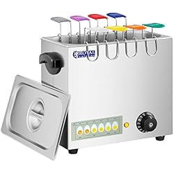 Royal Catering Cuiseur à oeufs cuit-œufs électrique coquetier professionnel RCEB-8T (2 600 watts, Jusqu'à 8 œufs, Acier inoxydable, 8 cuillères à œufs, 4 coquetiers)