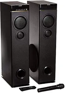 Philips Audio Spa9080B Bluetooth Multimedia Tower Speakers (Black)