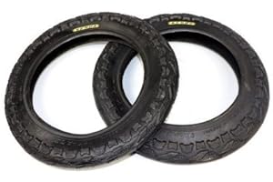 Kenda 2x Reifen Set 12 Zoll Kinderwagen 12 1/12 x 2 1/4 62-203 Dreirad Roller, 30000362 by KENDA