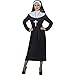 Price comparison product image Smiffys Adult Women's Nun Costume, Dress, Belt and Headdress, Saint and Sinners, Serious Fun, Size L, 20423