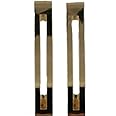 Card of 2 Gold barrette hair clip Hair Grip Spring Clip Girls hair accessory