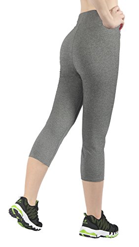 4How Damen Running Leggings Capri Jogging Tights - 3