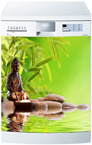 Preisvergleich Produktbild stickersnews – Magnet Spülmaschine Buddha 60 x 60 cm OEM 632