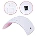 Elite99® SUN9C 24W Professional LED Gel Lamp Phototherapy Fast Cure Fingernail & Toenail Nail Polish Gel Dryer Manicure Machine Nail Art Solan Tool Pink Nail Lamp Light for UV LED Builder Gels with timers 30s 60s