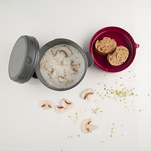 Trudeau Maison Fuel „Suppe to go“ Lunchbehälter, 470 ml, Pink - 4