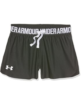 Under Armour Play Up, Pantaloncino Sportivo Bambina, Nero, L