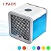 Produktbild WUHX Mini-Luftkühler, 3 in 1 USB Personal Space tragbares Desktop-Kühlgerät, 7 Farben Nachttisch, für Schlafzimmer, Büro, kleinen Raum,1pcs