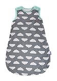 Babasac Multi Tog Baby Sleeping Bag (18-36 Months, Grey/Turquoise Cloud)
