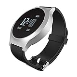 Slri Bluetooth Sport Herzfrequenz Schritt Entfernung Kalorien Smart Watch Armband Armband - Silber