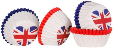 I Love UK Design 100pc Mini Cupcake Cases Made Of Greaseproof Paper