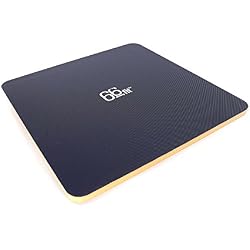 66FIT Planche d'équilibre à Bascule en Bois - Surface en PVC - 50 cm