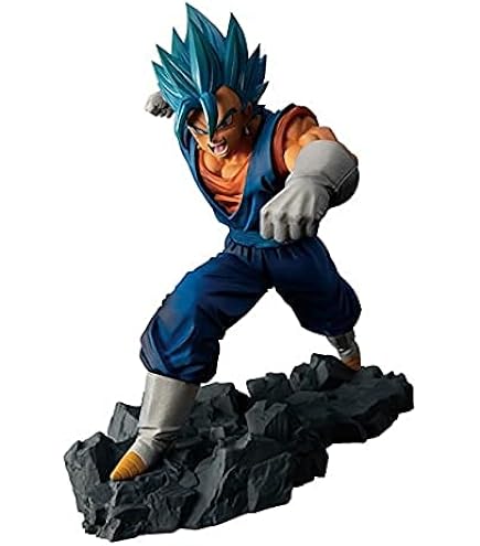 Banpresto Dragon Ball Super SSGSS Vegito Final Kamehameha Ver.2 Figur – Blau, Offizielles Sammlerstück