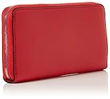Artikel: K60K605547 SCULPTED Calvin Klein Damen Sculpted Large Ziparound Geldbörse, Rot (Barbados Cherry), 2.5x10x19 cm