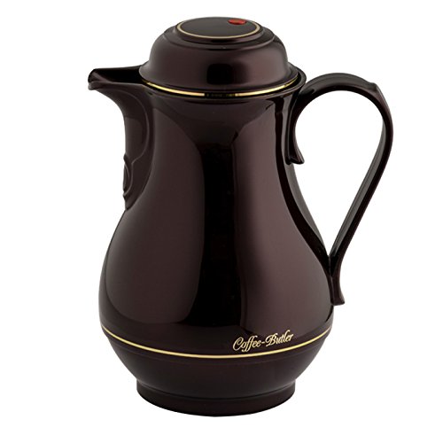 Rotpunkt 330 Isolierkanne, 1 L, Kunststoff, dunkelrot, 14,9 x 14,9 x 24,3 cm