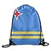Produktbild GONIESA Aruba Flag Cute Gym Drawstring Bags Travel Backpack Tote School Rucksack