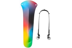 ASS SAVERS, Win Wing 2 Gravel, Spektrum, Parafango Posteriore per Moto Gravel con Braccio oscillante Nero, Larghezza Pneumatici Fino a 60 mm, Ultraleggero, a Clip, Facile Installazione e rimozione,