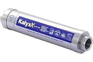 SWISS AQUA TECHNOLOGIES Tecnologie svizzere dell'acqua | Addolcitore d'acqua antibatterico anticalcare innovativo IPS Kalyxx BlueLine G 3/4" Femmina IPSKXBG34 |Riduzione del calcare | Installazione rapida |Senza manutenzione