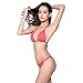 Produktbild renzhen Bikini Badeanzug Sommer Neue sexy Dreipunkt Damen Split Badeanzug rot@ Rot_XL