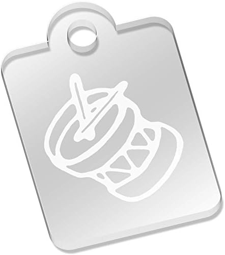 49mm 'Drum &amp; Sticks' Engraved Keyring (AK00042670)