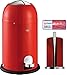 Produktbild Wesco Kickmaster junior 12-Liter Abfallsammler rot + Küchenrollenhalter rot + 28 Müllbeutel im Set