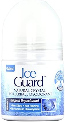 2 X Iceguard Ice Guard Original Natural Crystal Deodorant Roll On - 50ml