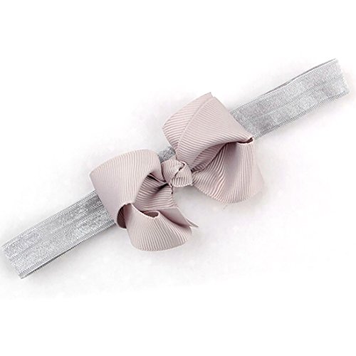 Baby Toddler Infant Bowknot Headbands Elastic Hair Band Simple Soft Pure Color Headwear Fabric